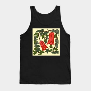 Captivating Copihue and Vine Tank Top